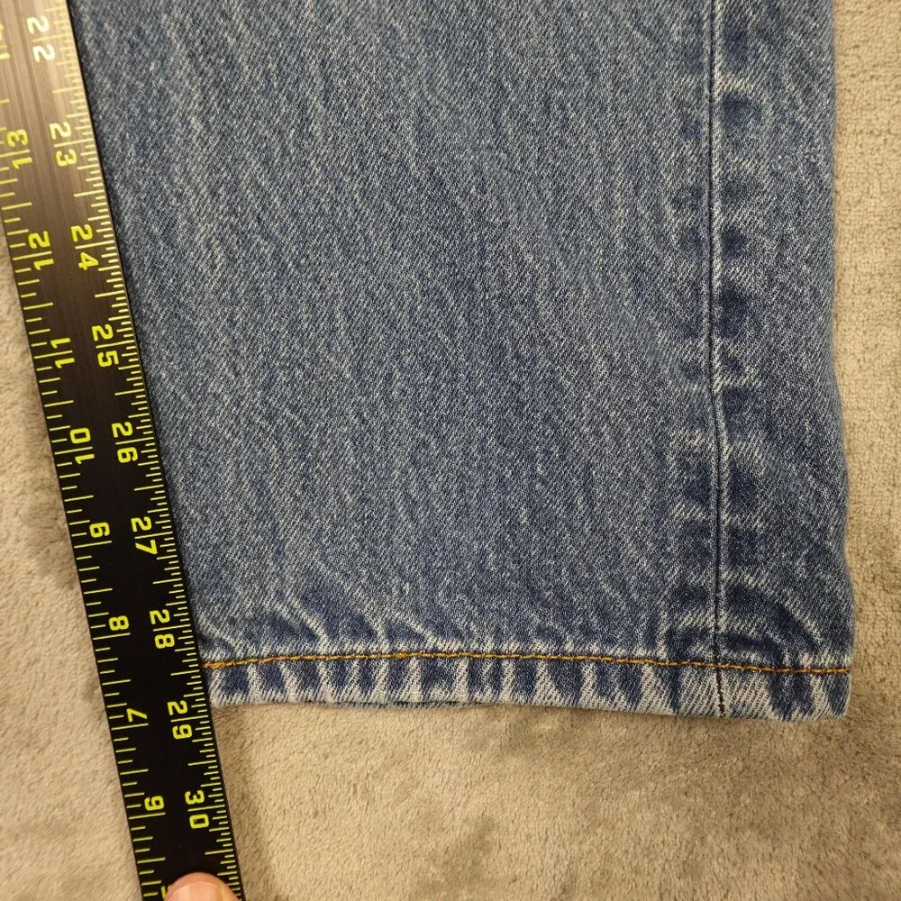 Levi's jeans 501 Original Fit straight men's 33x32 stonewash blue‎ denim red tab